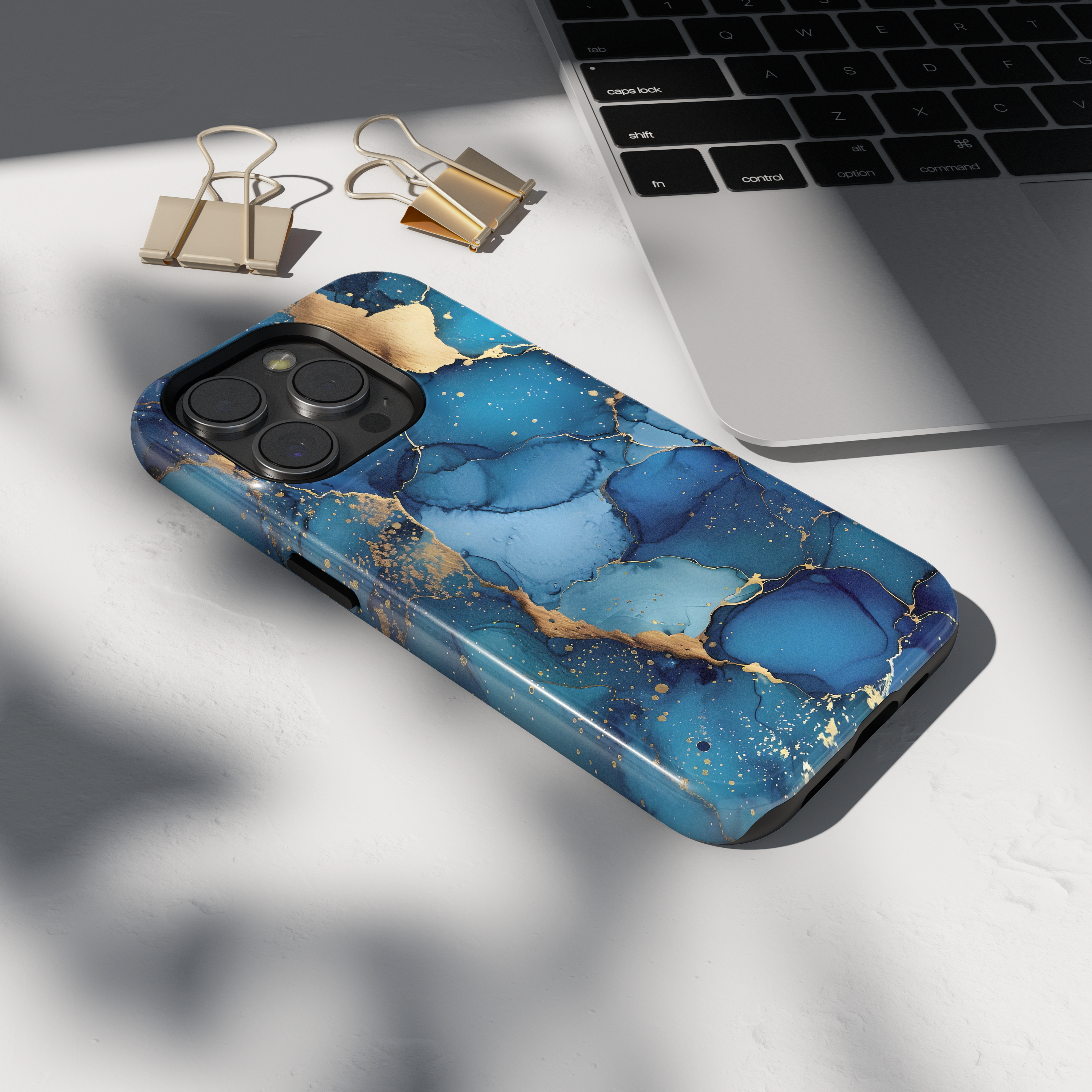 Case iPhone - BLAU GOLD