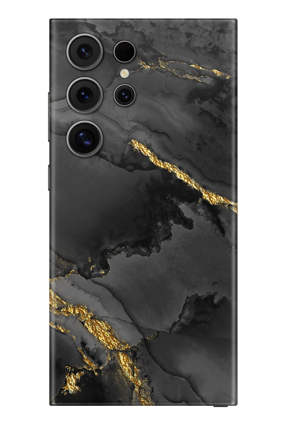 Skin Samsung - DUNKEL - Veredelt mit 22k Gold
