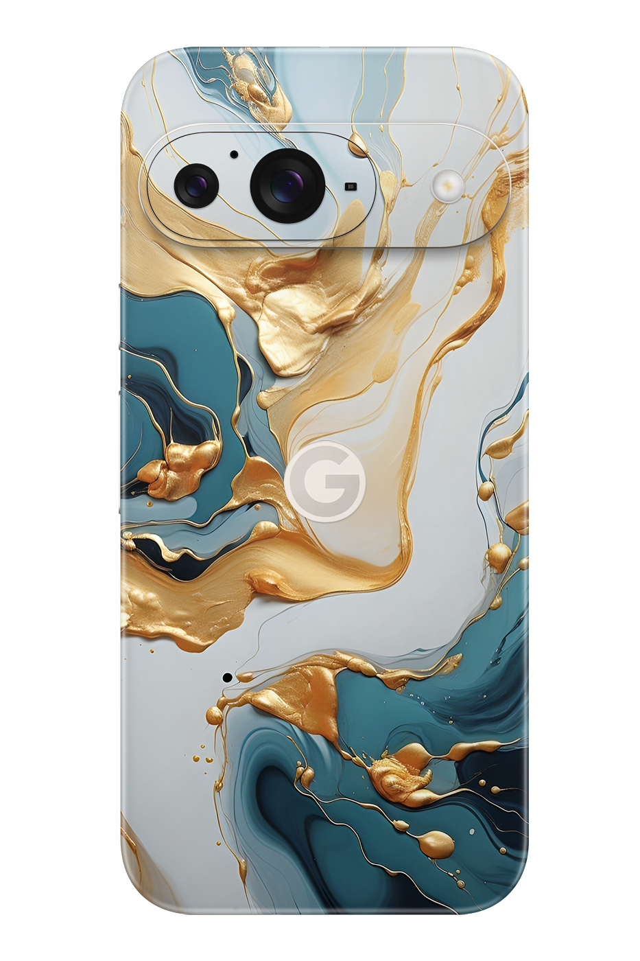 Skin Google Pixel - Türkis Gold