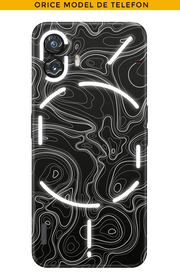 Skin JEDES HANDY - Schwarzes Damaskus
