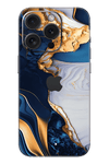 Skin iPhone - Blau Gold