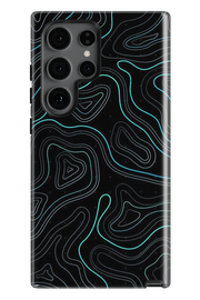 Husa Samsung - BLUE DAMASC