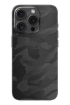 Skin iPhone - Schwarzes Camouflage 3D