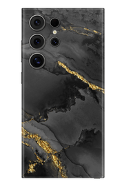 Skin Samsung - DUNKEL - Veredelt mit 22k Gold