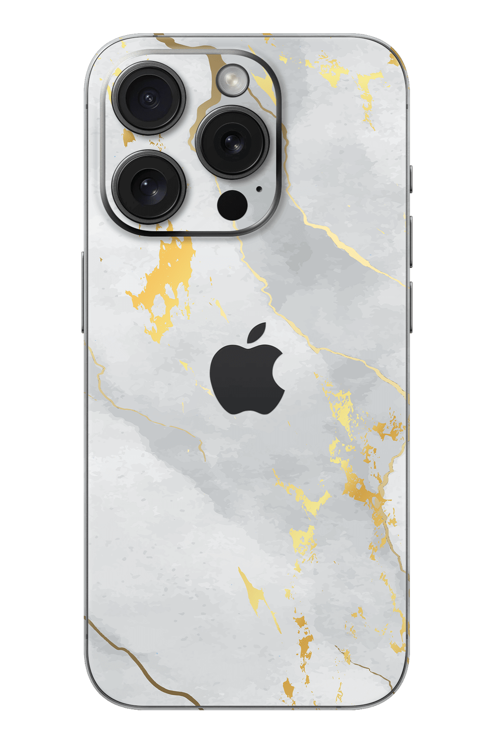 Skin iPhone - Weißgold Marmor