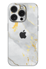 Skin iPhone - Weißgold Marmor